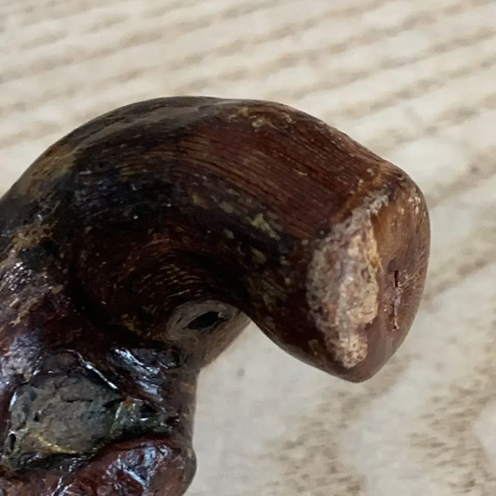 Laurent Siret Rocheford Burl Wood‎ Grapevine Corkscrew Wine Bottle Opener Vtg